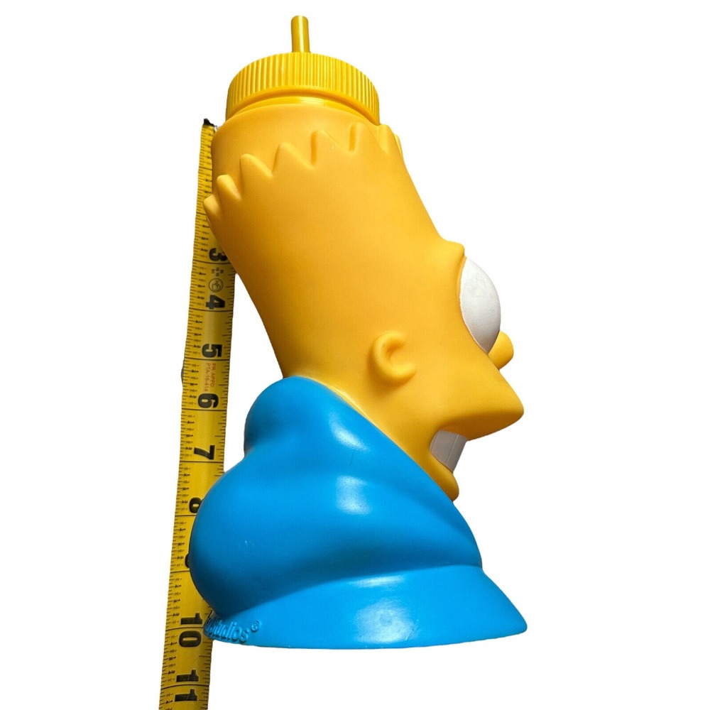 Universal Studios Bart Simpson 32 oz Sipper Cup Water Bottle w/ Straw Souvenir - Picture 5 of 12